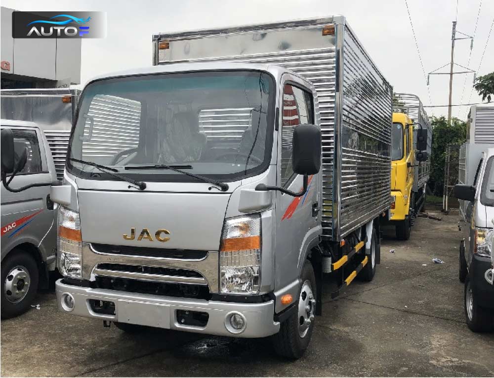 Giá xe tải JAC N350 thùng kín inox (3.49 tấn)
